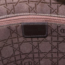 Christian Dior Canage Tote Bag Nylon Beige Auth 157138-18