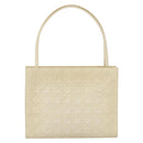 Christian Dior Canage Tote Bag Nylon Beige Auth 157138-13