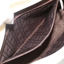 Christian Dior Canage Tote Bag Nylon Beige Auth 157138-21