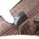 Christian Dior Canage Tote Bag Nylon Beige Auth 157138-12