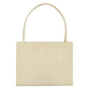 Christian Dior Canage Tote Bag Nylon Beige Auth 157138-2