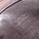 Christian Dior Trotter Canvas Handtasche Beige Gold Auth 157140-12