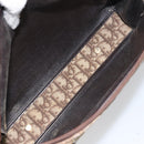 Christian Dior Trotter Canvas Handtasche Beige Gold Auth 157140-10