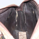 Christian Dior Trotter Canvas Handtasche Beige Gold Auth 157140-19