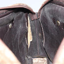 Christian Dior Trotter Canvas Hand Bag Beige Gold Auth 157140-19