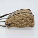 Christian Dior Trotter Canvas Handtasche Beige Gold Auth 157140-4