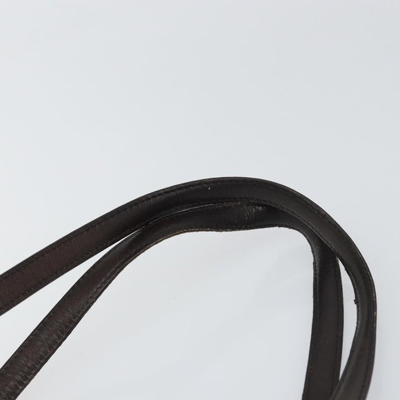 Christian Dior Trotter Canvas Hand Bag Beige Gold Auth 157140