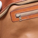 CELINE Macadam Canvas Tote Bag PVC Leather Brown Gold Auth 157141-18