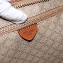 CELINE Macadam Canvas Tote Bag PVC Beige Auth 157142-15