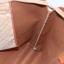 CELINE Macadam Canvas Tote Bag PVC Beige Auth 157142-18