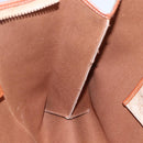 CELINE Macadam Canvas Tote Bag PVC Beige Auth 157142-19