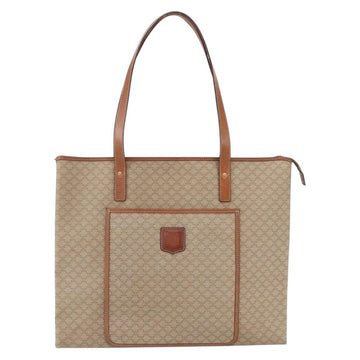 CELINE Macadam Canvas Tote Bag PVC Beige Auth 157142 - 0