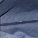 CELINE Paris Macadam Canvas Tote Bag Blue Gold Auth 157143-10