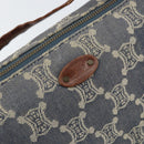 CELINE Paris Macadam Canvas Shoulder Bag Blue Auth 157144-17
