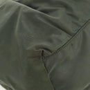 PRADA Hand Bag Nylon 2way Green Gold Auth 157145-18