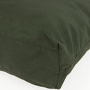 PRADA Tote Bag Nylon Khaki Silver Auth 157146-9