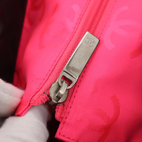 CHANEL Cambon Line Tote Bag Leather Black Silver CC Auth 157150SM