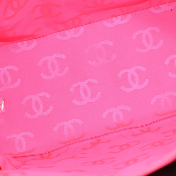 CHANEL Cambon Line Tote Bag Leather Black Silver CC Auth 157150SM