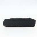 GUCCI GG Canvas Shoulder Bag Black Gold 90699 Auth 157151V-5