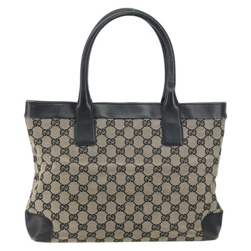 GUCCI GG Canvas Tote Bag Beige Gold Auth 157152 - 0