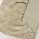 GUCCI GG Canvas Guccissima Abbey Hand Bag Leather Beige 190525 Auth 157153-13