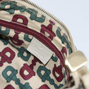 GUCCI GG Canvas Guccissima Abbey Hand Bag Leather Beige 190525 Auth 157153-16