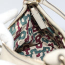 GUCCI GG Canvas Guccissima Abbey Hand Bag Leather Beige 190525 Auth 157153-18