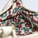 GUCCI GG Canvas Guccissima Abbey Hand Bag Leather Beige 190525 Auth 157153-19