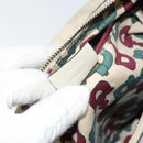 GUCCI GG Canvas Guccissima Abbey Hand Bag Leather Beige 190525 Auth 157153-22