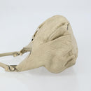 GUCCI GG Canvas Guccissima Abbey Hand Bag Leather Beige 190525 Auth 157153-5