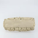 GUCCI GG Canvas Guccissima Abbey Hand Bag Leather Beige 190525 Auth 157153-9