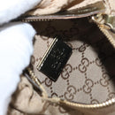 GUCCI GG Canvas Sherry Line Waist bag Beige Gold 28566 Auth 157154-19