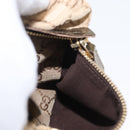 GUCCI GG Canvas Sherry Line Waist bag Beige Gold 28566 Auth 157154-20