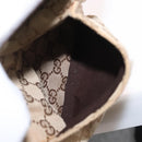 GUCCI GG Canvas Sherry Line Waist bag Beige Gold 28566 Auth 157154-22