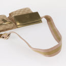GUCCI GG Canvas Sherry Line Waist bag Beige Gold 28566 Auth 157154-7