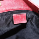 GUCCI GG Canvas Tote Bag Gold Red 002 1099 Auth 157156-14