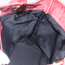 GUCCI GG Canvas Tote Bag Gold Red 002 1099 Auth 157156-17