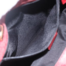 GUCCI GG Canvas Tote Bag Gold Red 002 1099 Auth 157156-19