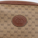 GUCCI Micro GG Supreme Shoulder Bag PVC Beige Gold 001 406 0790 Auth 157157-17