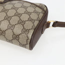 GUCCI GG Supreme Web Sherry Line Bag PVC Beige Red Green 116 02 089 Auth 157158-10