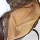 GUCCI GG Supreme Web Sherry Line Bag PVC Beige Red Green 116 02 089 Auth 157158-19