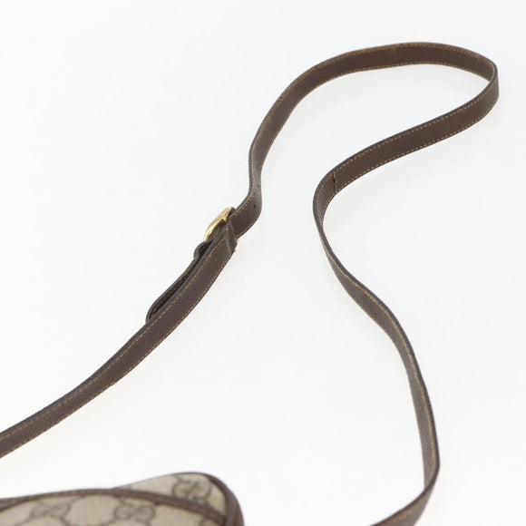 GUCCI GG Supreme Web Sherry Line Bag PVC Beige Red Green 116 02 089 Auth 157158