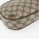 GUCCI GG Supreme Web Sherry Line Bag PVC Beige Red Green 89 02 066 Auth 157159-13