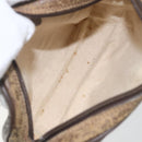 GUCCI GG Supreme Web Sherry Line Bag PVC Beige Red Green 89 02 066 Auth 157159-16