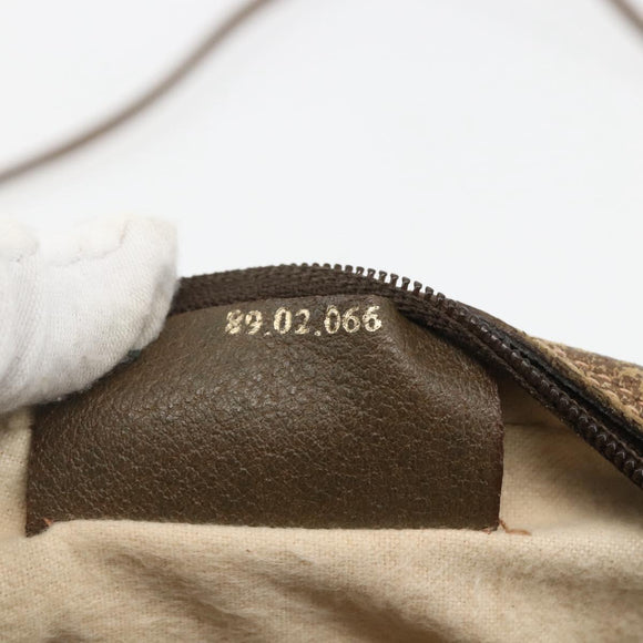 GUCCI GG Supreme Web Sherry Line Bag PVC Beige Red Green 89 02 066 Auth 157159