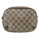 GUCCI GG Supreme Web Sherry Line Bag PVC Beige Red Green 89 02 066 Auth 157159-3