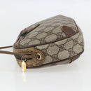 GUCCI GG Supreme Web Sherry Line Bag PVC Beige Red Green 89 02 066 Auth 157159-4