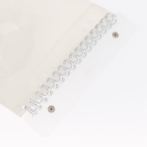 HERMES Yuris MM Note Cover Leather Black Auth 157160V