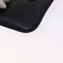 MCM Shoulder Bag Leather Black Gold Auth 157161V-13