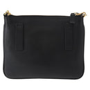 MCM Shoulder Bag Leather Black Gold Auth 157161V-3